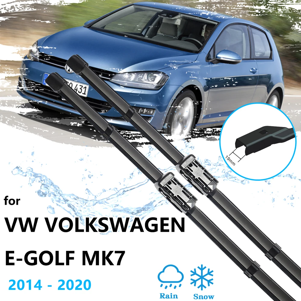 For VW Volkswagen e-Golf Mk7 2014 2015 2016 2017 2018 2019 2020 Car Accessories Front Wipers Blades Brushes Arm Hatchback Window