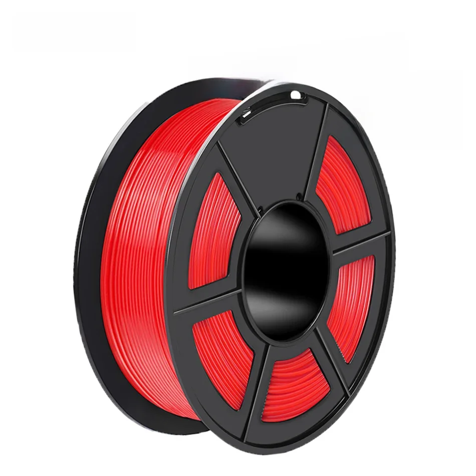 SUNLU PETG Filament 1KG ułożony starannie 3D materiał 1.75MM nietoksyczny bezwonny jasny kolor bez Buble brak zatykania dobrej wytrzymałości — zdjęcie produktu 7