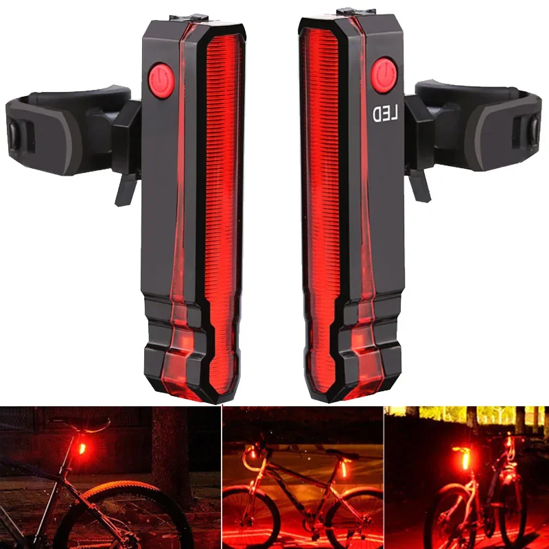 AliExpress GIYO Bike Rear Light Laser Line Warning Lamp Waterproof Seatpost LED Light USB Rechargeable MTB Road