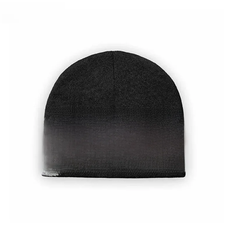 Hommes Beanie Kpop lettre chapeau Y2k noir tricot Hip Hop Streetwear laine hiver mode coréenne pull accessoires Jacquard femmes casquette
