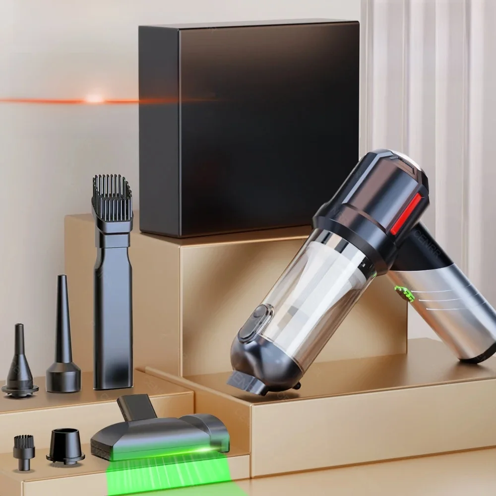 CENRR 998000PA Powerful Vacuum Cleaner Mini Cordless Portable Car Vacuum Cleaner for Home Appliance Handheld Blower Car Cleaner