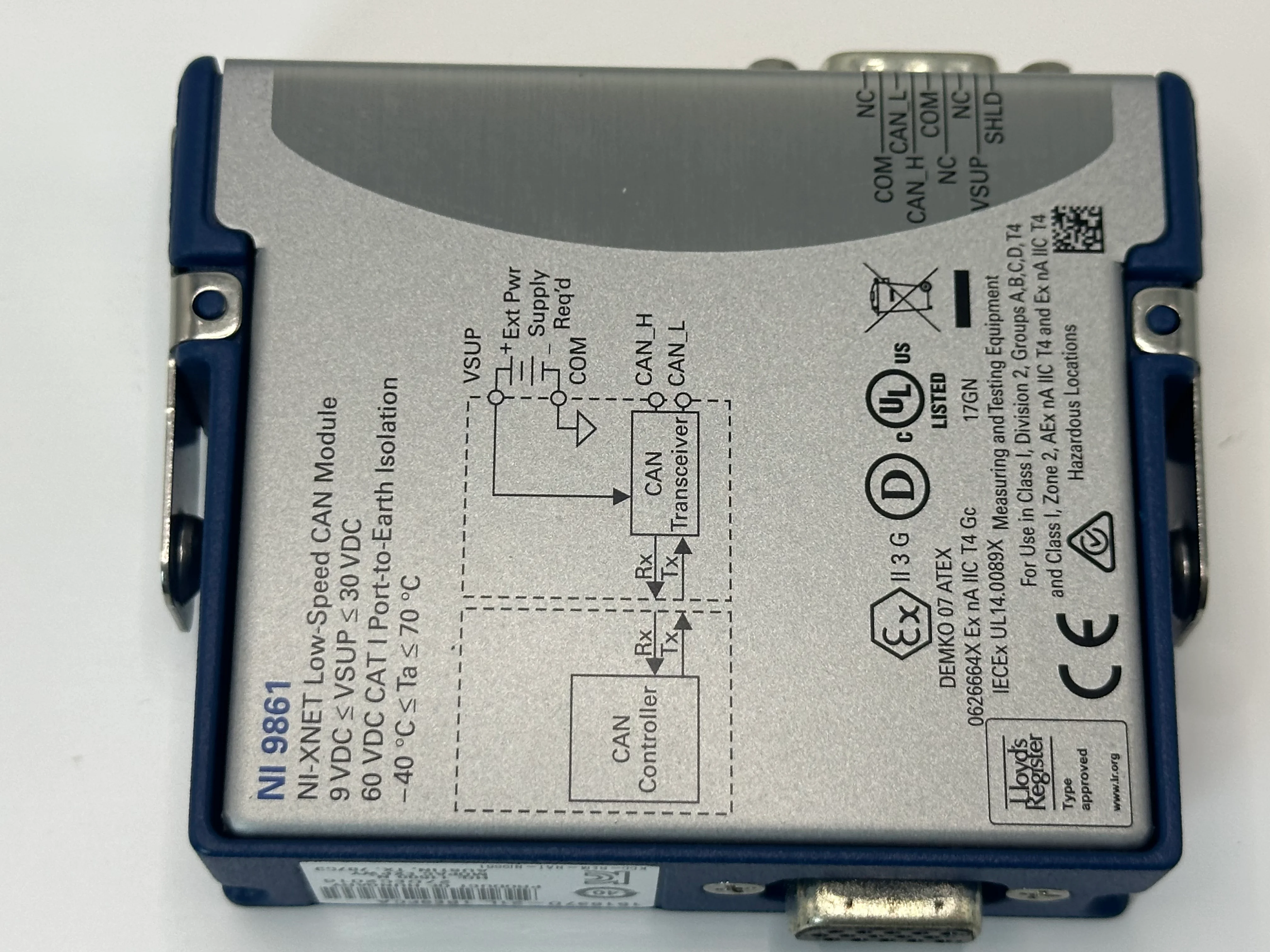 National Instruments NI 9861 NI-XNET Low-Speed CAN Module