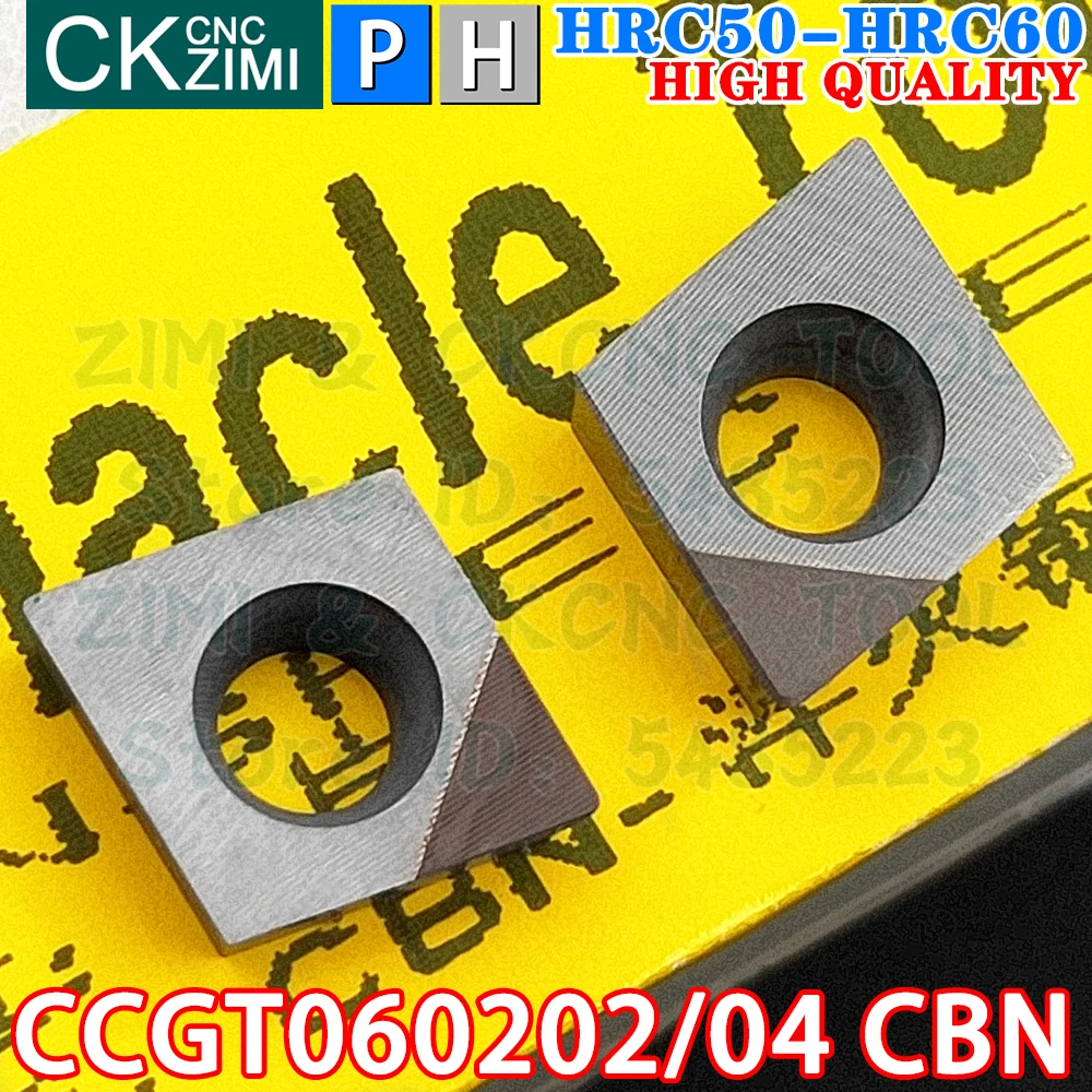 CCGT060202 CBN CCGT060204 CBN Inserts Boron Nitride Inserts Turning Inserts Tools CCGT CNC Metal Lathe Tools for Hardened Steel