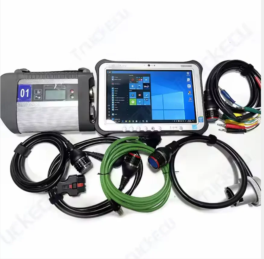 

FZ-G1 жесткий планшет для мультиплексора MB Star C4 Auto SD Connect C4, программное обеспечение, беспроводной DOIP для BENZ, диагностический инструмент для автомобиля, грузовика