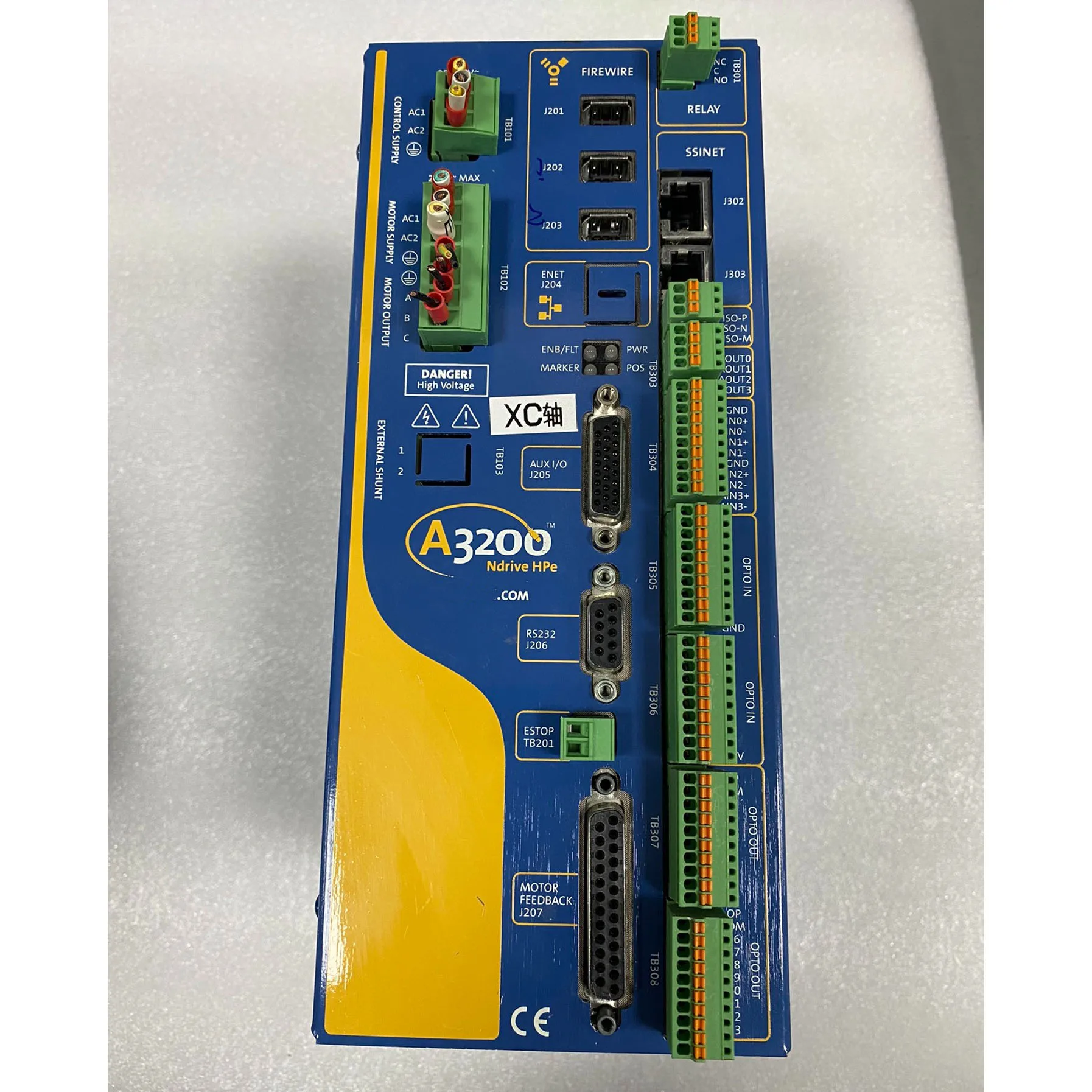 NdriveHPe20-IO-DUALPSO servo drive used in good condition