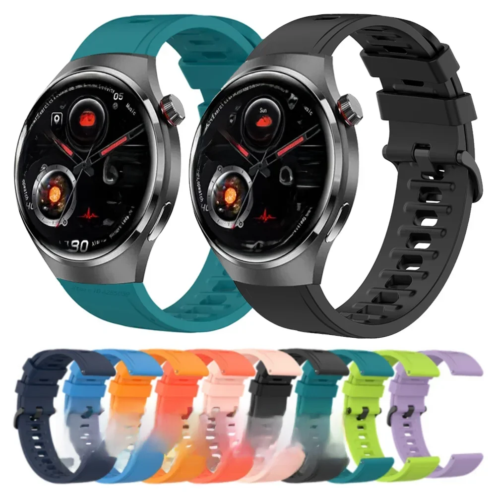 Silicone Strap Bracelet For Huawei Watch GT 4 Pro Wrist Strap Watchbands For Amazfit GTR 4/Huawei Watch GT 2 Pro/GT2 46mm/GT 4