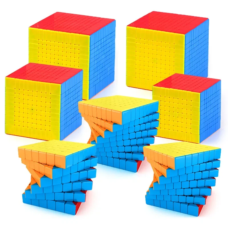 MOYU Meilong 9x9 10x10 11x11 12x12 13x1 3 magiczne kostki kostki Puzzle do układania na czas zabawki profesjonalne Puzzle Cubo MagicoToys Speed Cube — zdjęcie 2