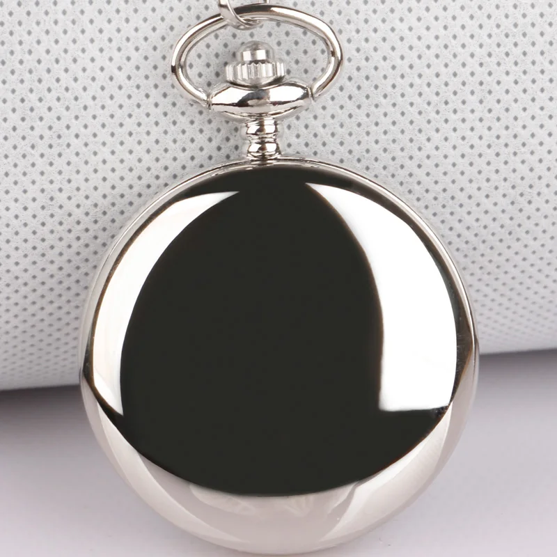 Classic Roman Digital White Dial Quartz Pocket Watches Necklace Pendant Mens Women Fashion Casual Fob Chain Watches