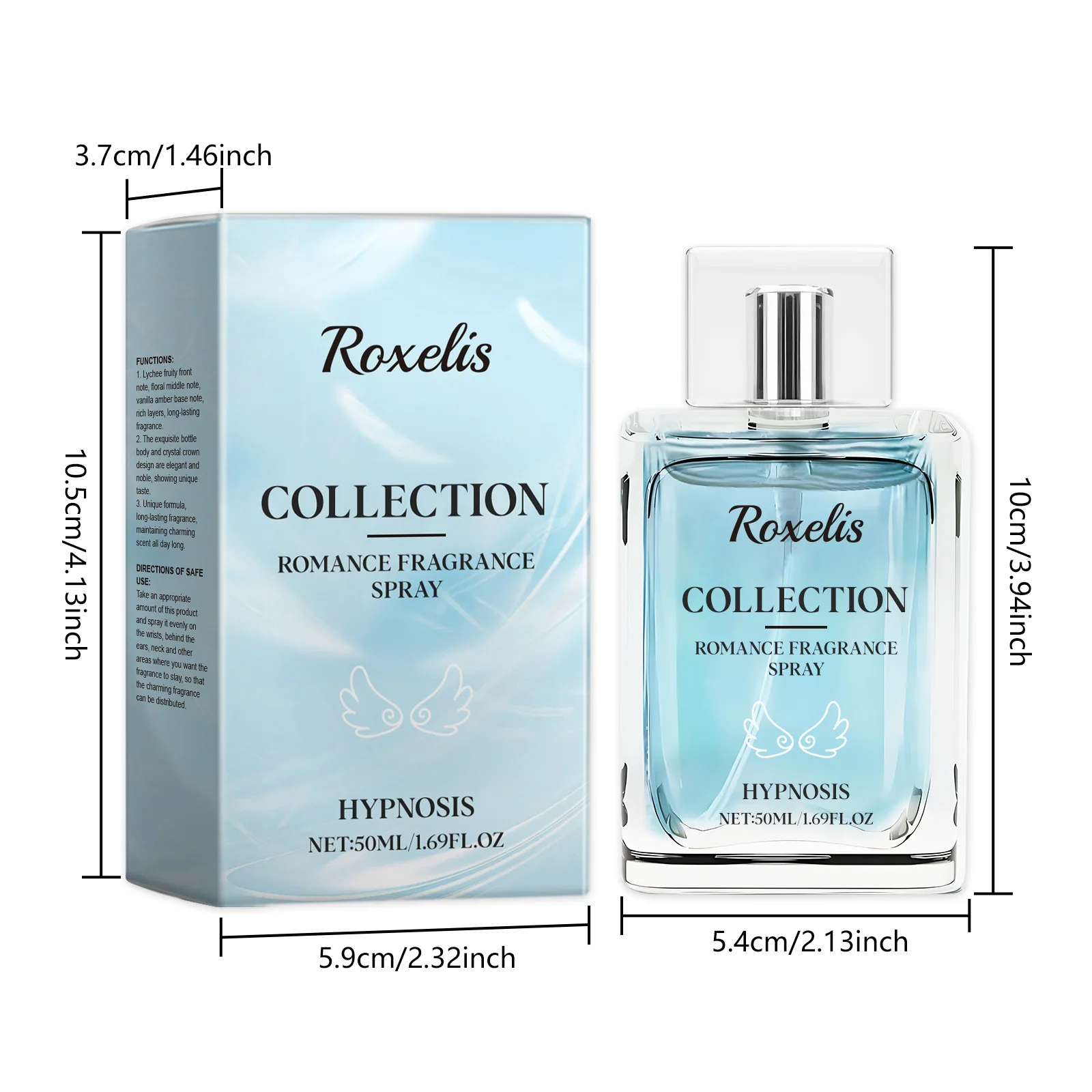 عطر كولونيا أنيق من روكسيليس، عطر يدوم طويلاً، جو يؤرخ يومي، تحسين الثقة الساحرة، كولونيا للرجال صديق للبشرة #6