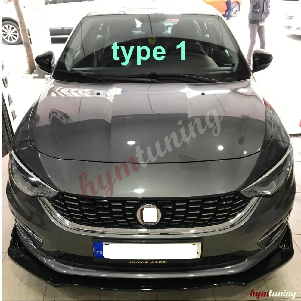 

Fiat Egea All Years Black Universal Front Bumper Attachment Auto Car Accessory Lip Splitter Diffuser Body Kit Protecter Sport