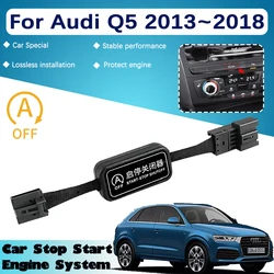 Car Stop Start Switch For Audi Q5 8R 2013~2016 2017 2018 Automatic Start Engine System Eliminator Plug Device Control Accesories