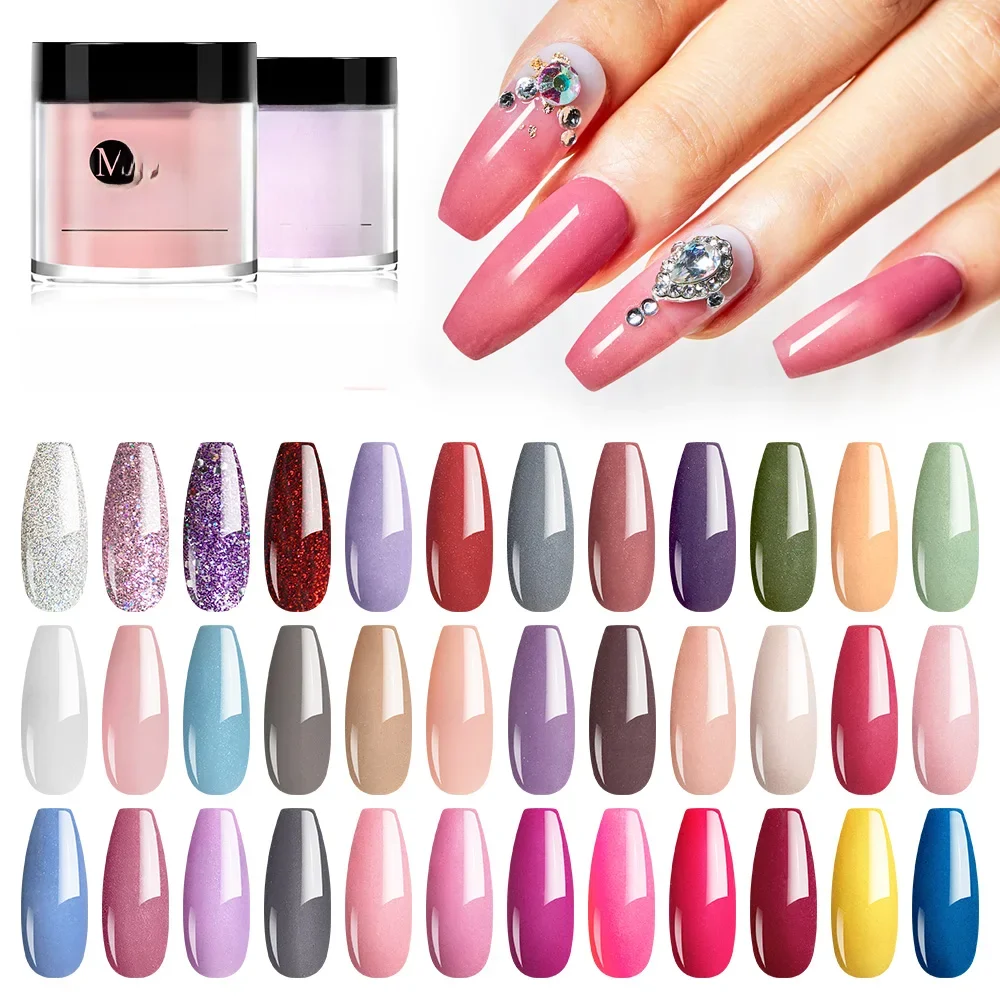 Mtssii-Poudre à ongles dégradée pour manucure française, produit à paillettes, séchage naturel sans lampe, décoration nail art, 5/10g, N64.Nude rose
