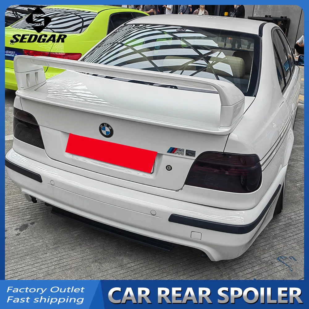 For 1997 98 99 00 01 02 03 BMW 5 Series E39 M5 GEN 4 Original high quality ABS plastic unpainted spoiler trunk boot wing spoiler