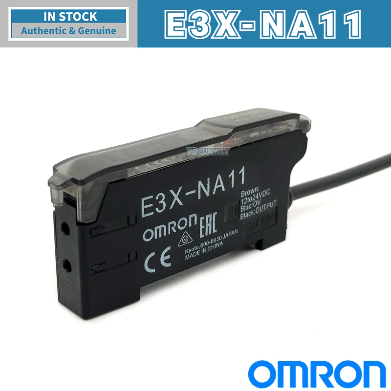 Imagem -03 - Sensor de Fibra Óptica Omron Original Novo Autêntico Japão E3x-na11 Na41 Fa11 Fa41 Ca11 Na11f Na41f Na41v Na14v E3x-na44v