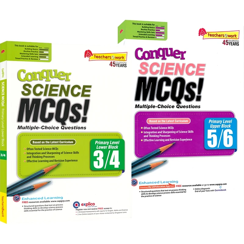 SAP overcomes science multiple-choice set primary school 3-4 or 5-6 grade Singapore Science Improvement Edition textbook