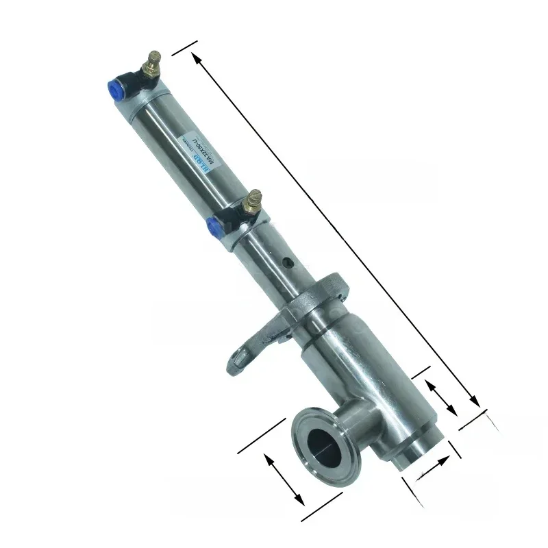 Tête de remplissage Anti-goutte DN25, accessoires de Machine de remplissage de Valve, grande tête de décharge de Sauce