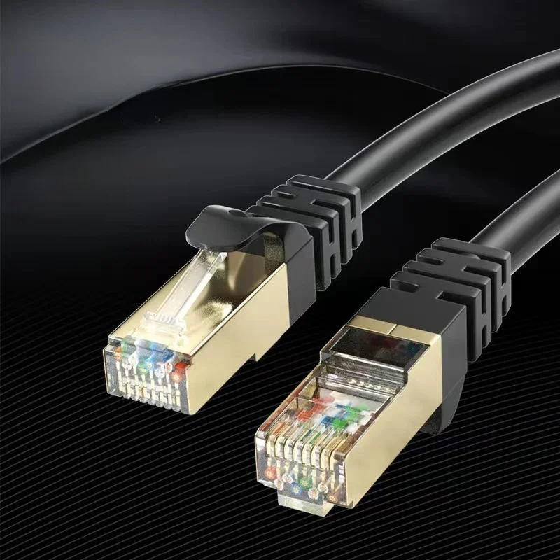 Kabel Ethernet Cat6 Gigabit High Speed 1000Mbps Kabel internetowy RJ45 Ekranowany przewód sieciowy LAN do PC PS5 PS4 PS3 Laptop IPTV — zdjęcie 2