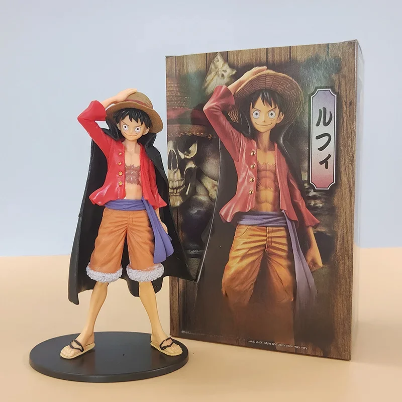 Bandai 15cm jednoczęściowy sprzęt Luffy 5 figurka Anime figurka Anime Model z pcv kolekcja lalek zabawka prezent dla dzieci — zdjęcie 2