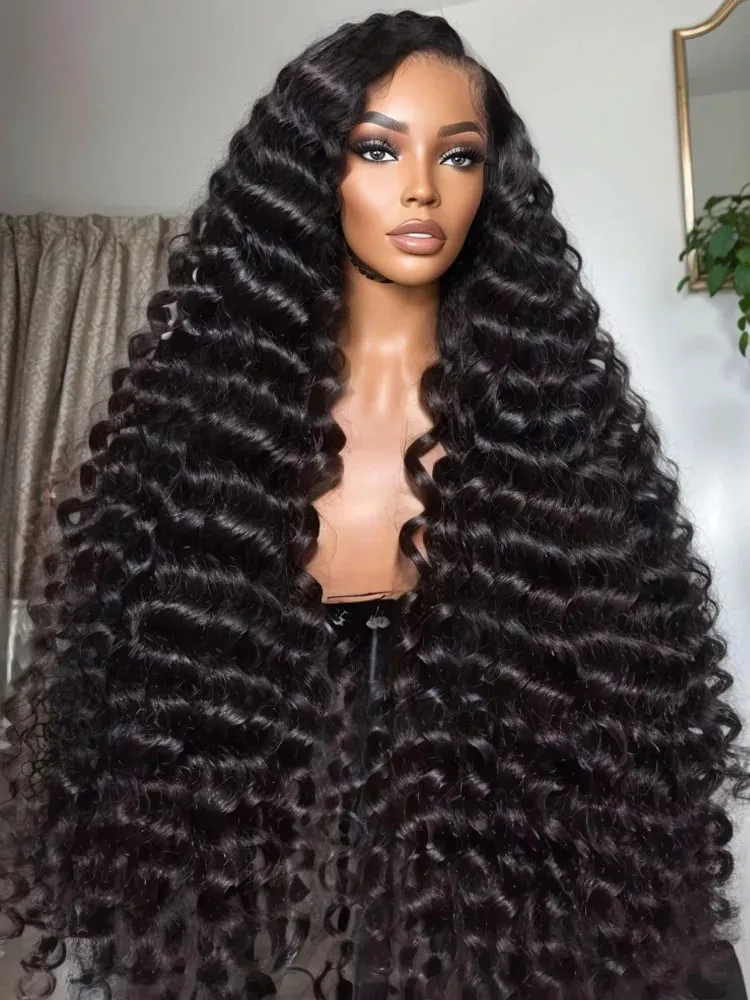 

250 Density 38 Inch 13x6 HD Lace Frontal Wig Loose Wave Wig Human Hair Brazilian Loose Deep Wave Curly Wigs Human Hair For Women