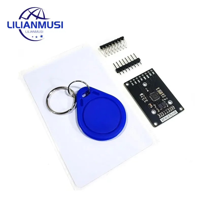 50PCS RC522 Mini RFID RF IC Card Inductive Read-write Swiping Module Small Size 13.56MHZ S50 Blank Card Heteromorphic Card