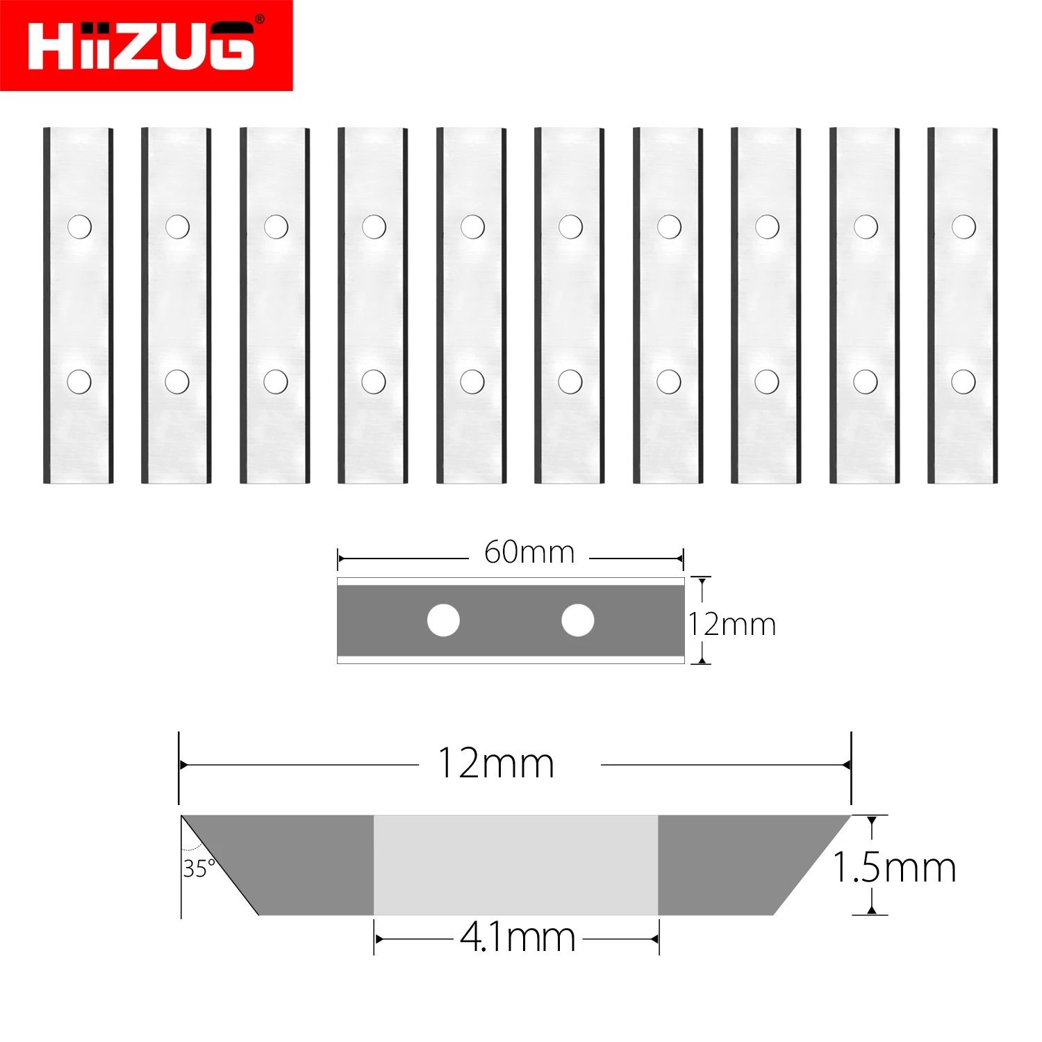 Imagem -04 - Carbide Inserts Raspador Lâminas Plaina Helicoidal Espiral Cabeça de Corte Raspador de Tinta Woodworking Router Bit 60 mm 10 Pcs
