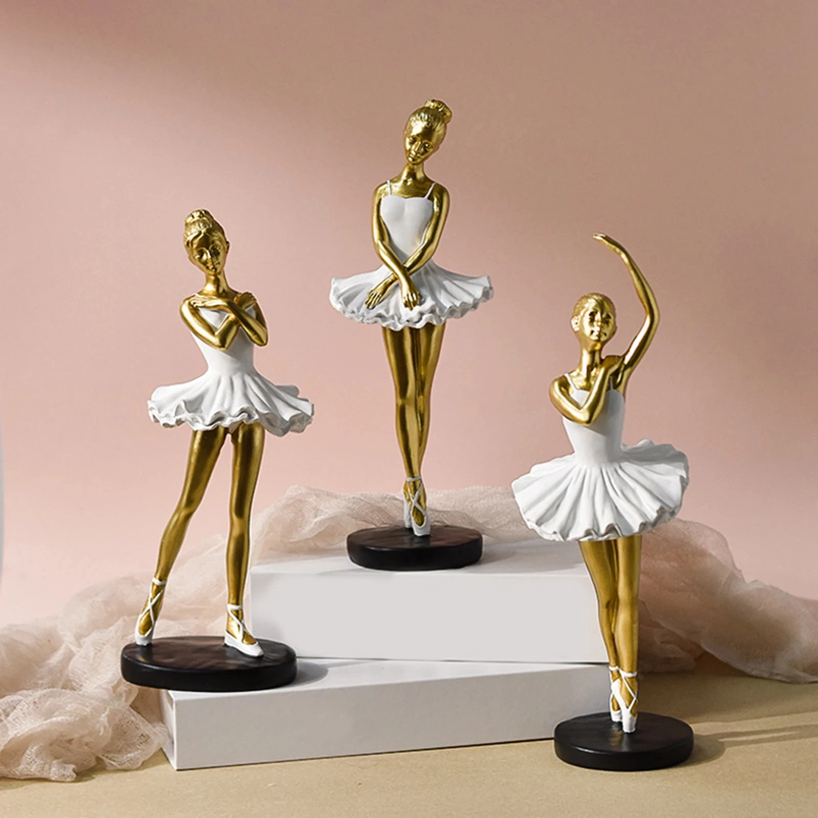 

Ballerina Statue Figurine Ballet Dancer Sculpture Nordic Elegant Ballerina Girl Exquisite Art Ballet Dance Cabinet Creative