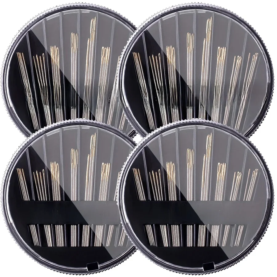 30-120 stks Golden-tailed Hand-naaien Zwarte Naalden 6 Maten Naaien Naald Combinaties Huishoudelijke Hand Naaien Gereedschap voor Kleding - afbeelding 2