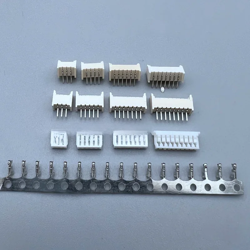 50 sztuk MICRO JST 1.25 2/3/4/5/6 złącze pinowe 1.25MM PITCH poziomy prosty pin header/obudowa/terminal 1.25-2p/3p/4p/5p — zdjęcie 2
