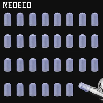 厚手のシリコンエアブラシカバーモデル,18または30/50ピース,あらゆるブラシ,ツール,透明なアクセサリー,ノズル,キャップ