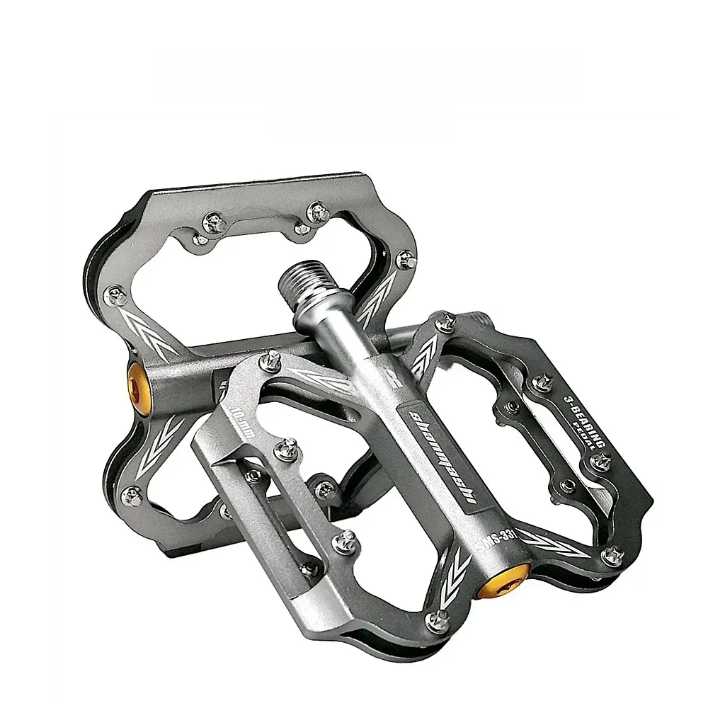 AliExpress shanmashi New Bicycle Pedals Ultralight Anti-slip CNC BMX MTB Road Bike Pedal Cycling 3 Sealed Bearing Bike Pedals