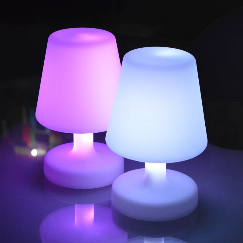 

Remote Colorful LED Night Lights RGB Rechargeable Lamps for Living Room Mushroom Table Lamps for Wedding ChristmasDecor Lamp