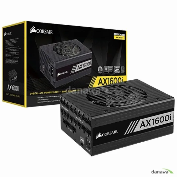 CORSAIR CORSAIR AX1600i 80PLUS TITANIUM (genuine) ATX Power 1600W Full Modular Free Bolt Free 10 Years