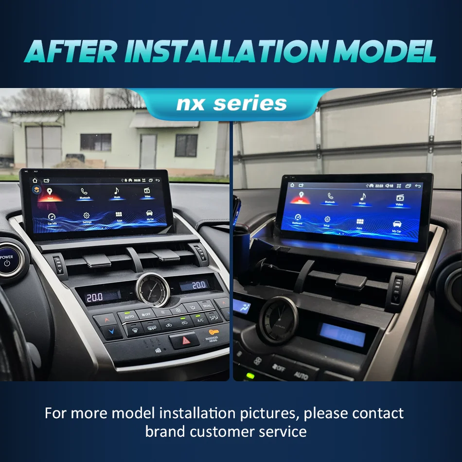 Nunoo Android 14 CarPlay Auto Radio para Lexus NX NX200 NX200T NX300h 2014-2021 navegación Multimedia GPS DSP 4G WiFi