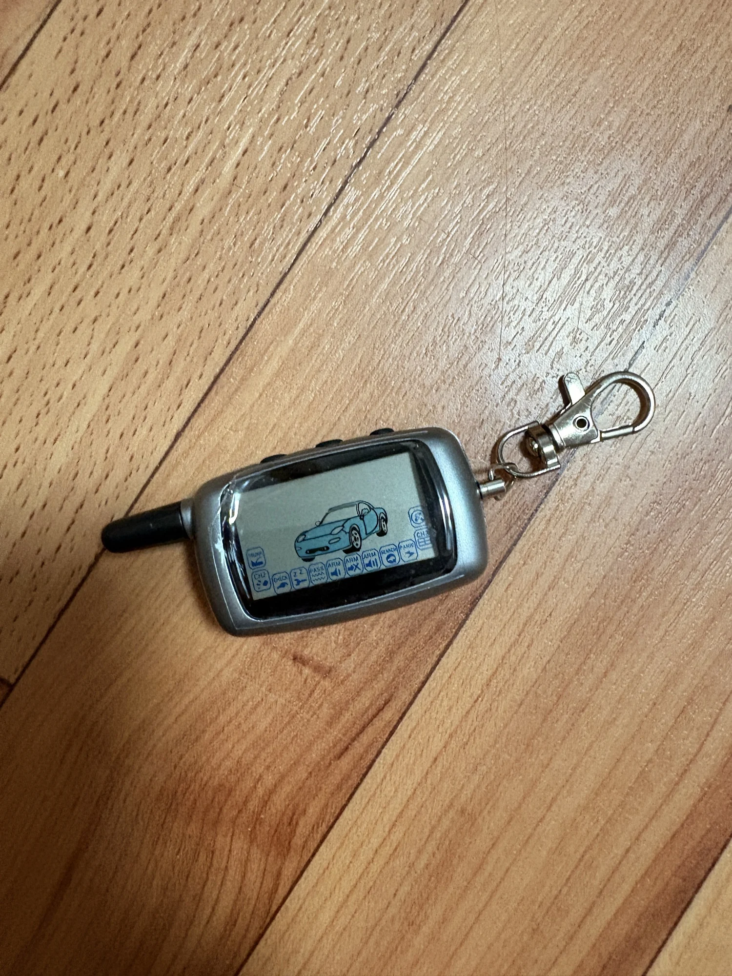 Control Remote Keychain ЖК-Брелок дистанционного управления NFLH A6 для автомобильной ...