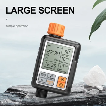Eshico hot sale garden smart irrigation system outdoor rain delay water timer automatic digital sprinkler controller