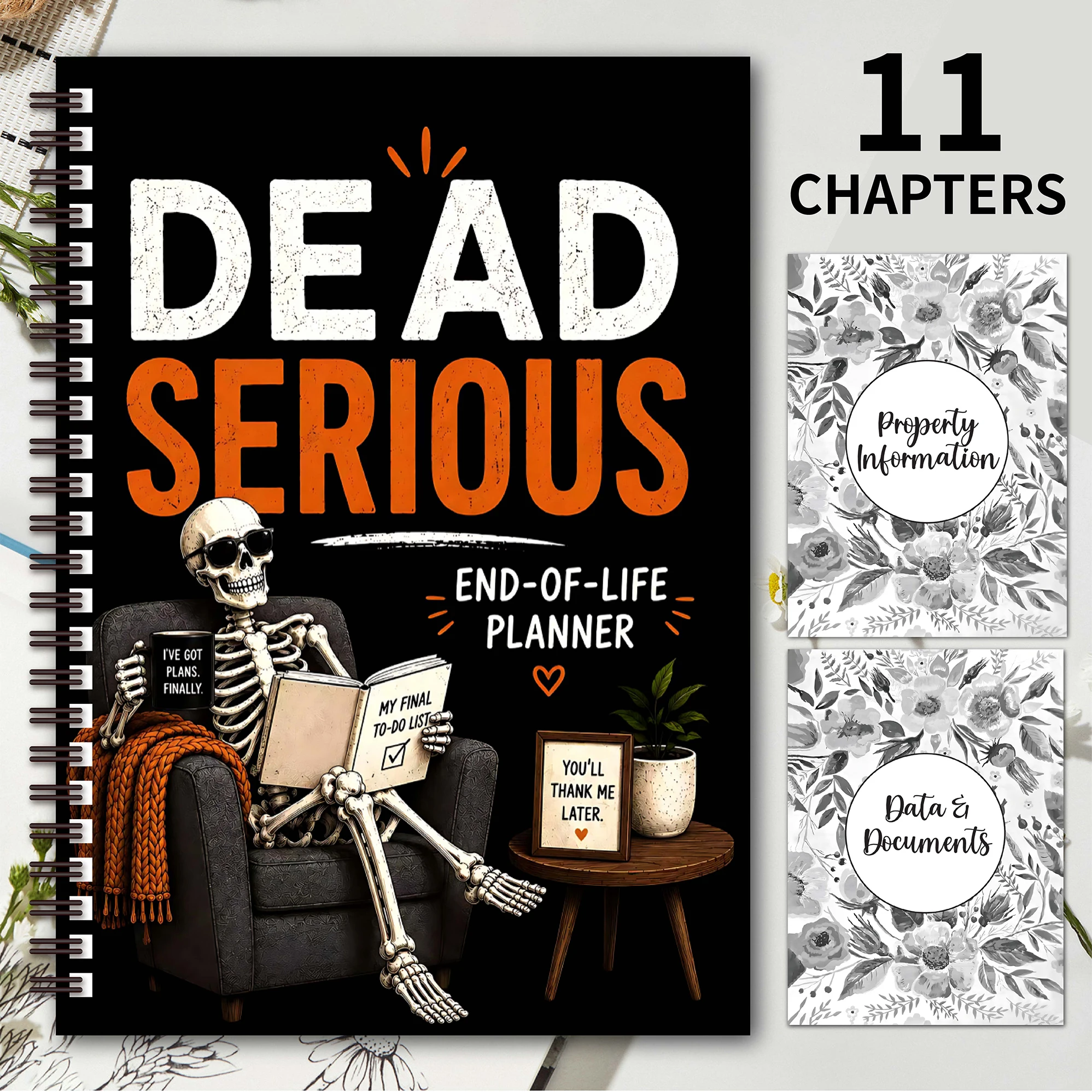 Prepared for My Family – End of Life Planner Notebook to Organize Final Wishes, Important Documents, Accounts, Passwords, Insurance Policies, Funeral Arrangements, and Personal Letters for Loved Ones