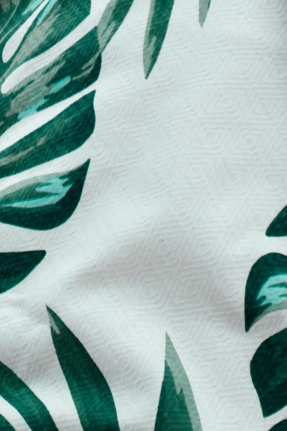 Faiend Home Single Printed Pique Set Monstera Green, Enjoy Luxury Comfort. Produced From Quality 100% Cotton Yarn.