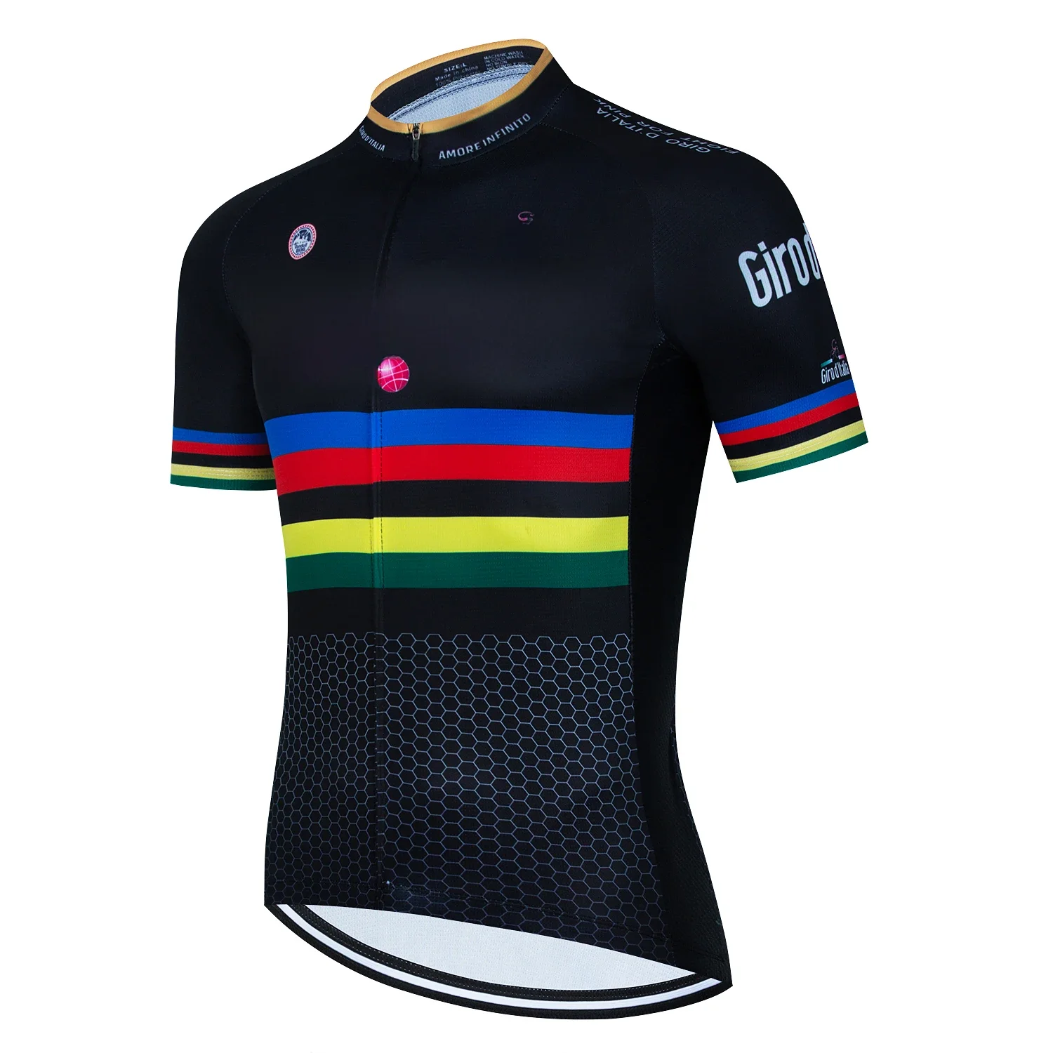 AliExpress 2024 Tour De Giro D'ITALIA Cycling jersey Men's Cycling Shirt Summer Short Sleeve Quick-dry bike