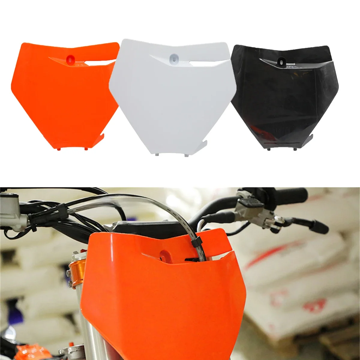 AliExpress XCMT Motorcycle Front Number Plate Plastic Cover For KTM 125 150 250 350 450 SX XC-F SX-F 2016-2017 Motocross Enduro Dirt Bike