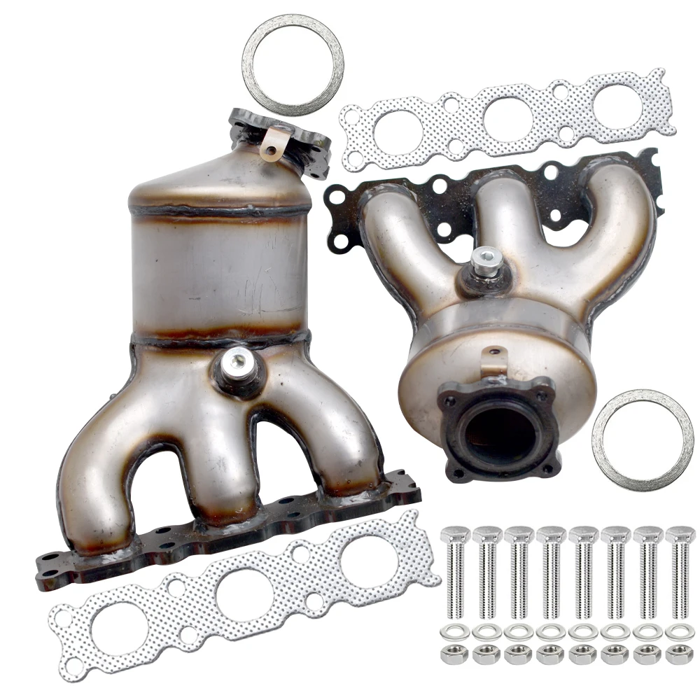 Manifold Catalytic Converter Set For 2007-2014 Volvo XC90 3.2L Left + Right Side