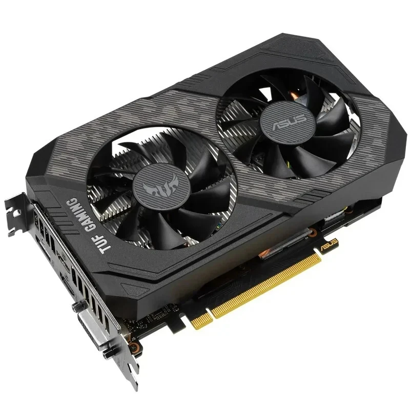 ASUS-TUF GTX 1660 Ti 1660Ti 1660 S, Placas de Vídeo Gaming 6GB, Placa Gráfica Super GPU, 2024 Usado