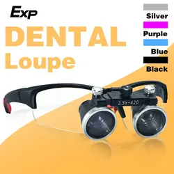 Exp 3.5X/2.5X magnification binocular dental Loupe adjustable interpupillary distance surgical cosmetic medical magnifying glass