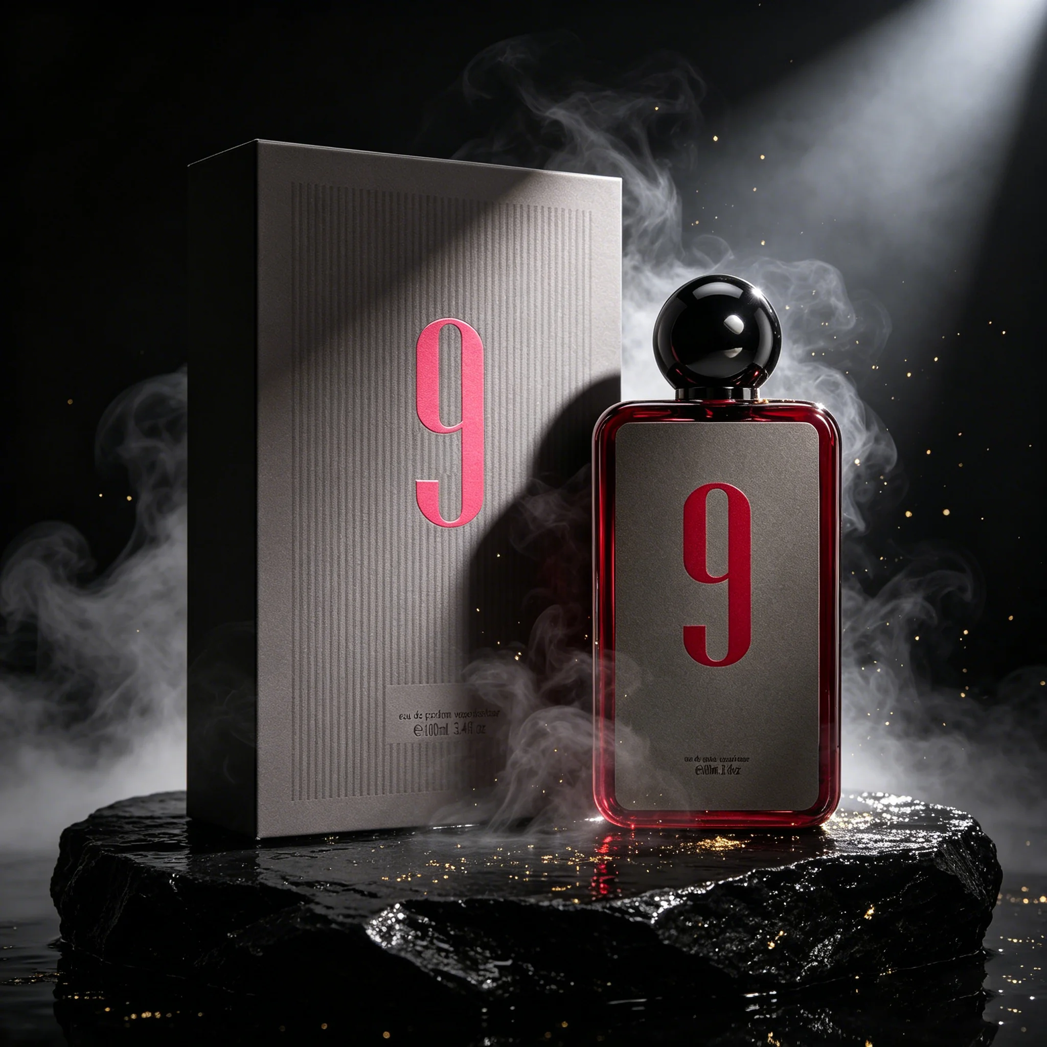 

Afnan 9 PM Rebel Unisex Eau De Parfum, Aromatic Fruity Fragrance Women and Men's Perfume Gift Idea , 3.4 Fl. Oz