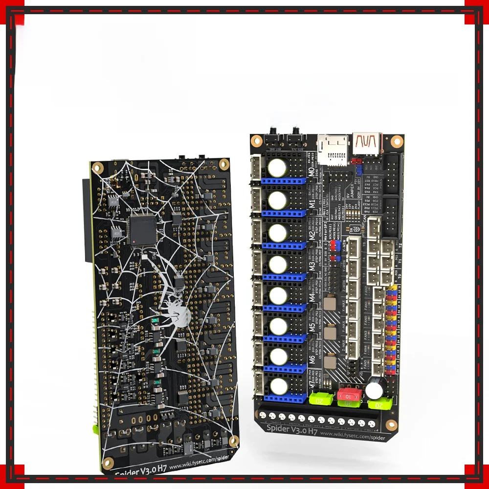 Płyta główna FYSETC Spider V3.0 H7, zasilacz 24V/48V 32-bitowy, 8-osiowa płyta sterująca TMC2209 TMC5160T STM32H723VGT6 do Voron — zdjęcie produktu 7