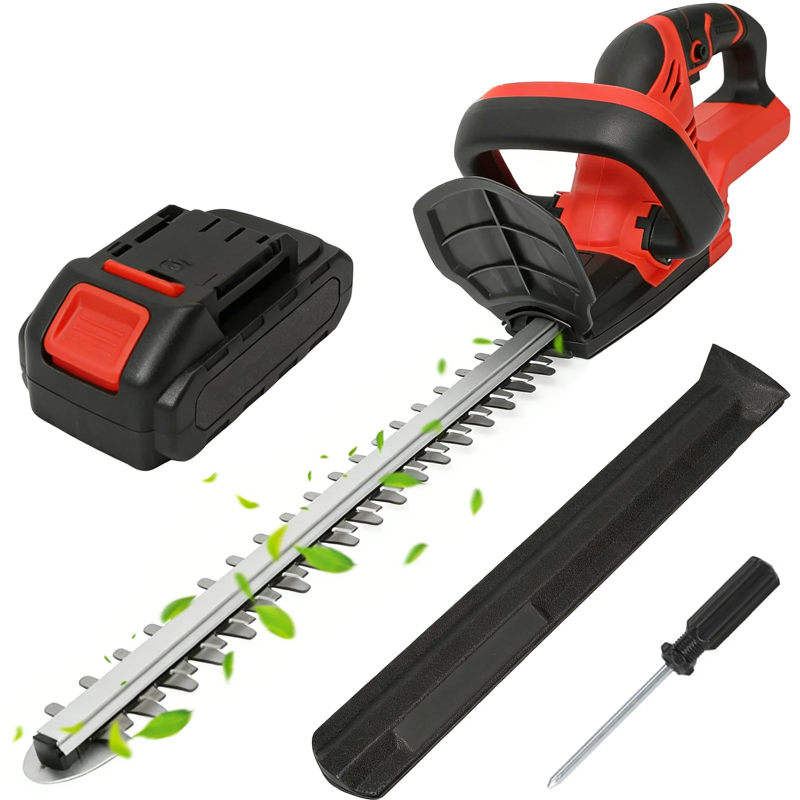 Sécateur électrique sans fil 21V, 22 pouces, 20000 tr/min, scie de taille-haie, outils de jardinage électriques