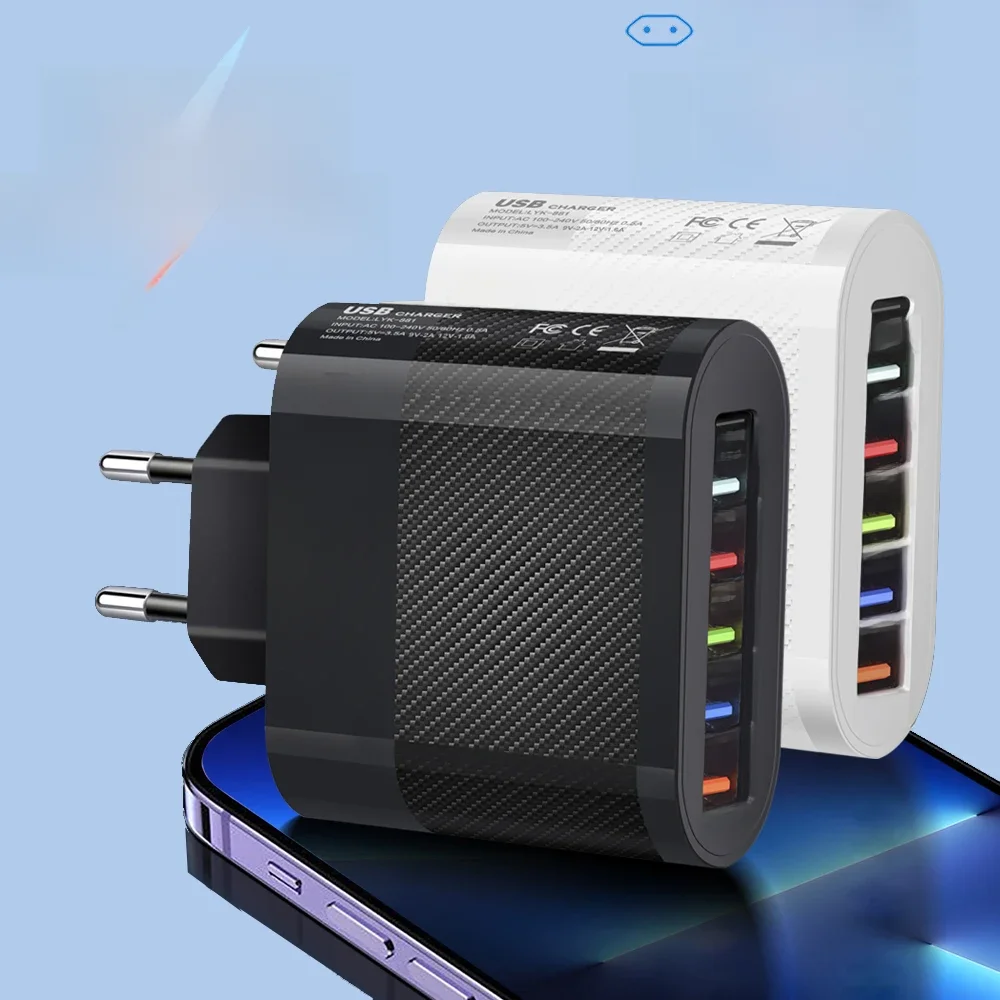 PD USB Adaptador de Carregamento para Xiaomi, iPhone 13, Samsung Mobile Phone Plug, Carregador de