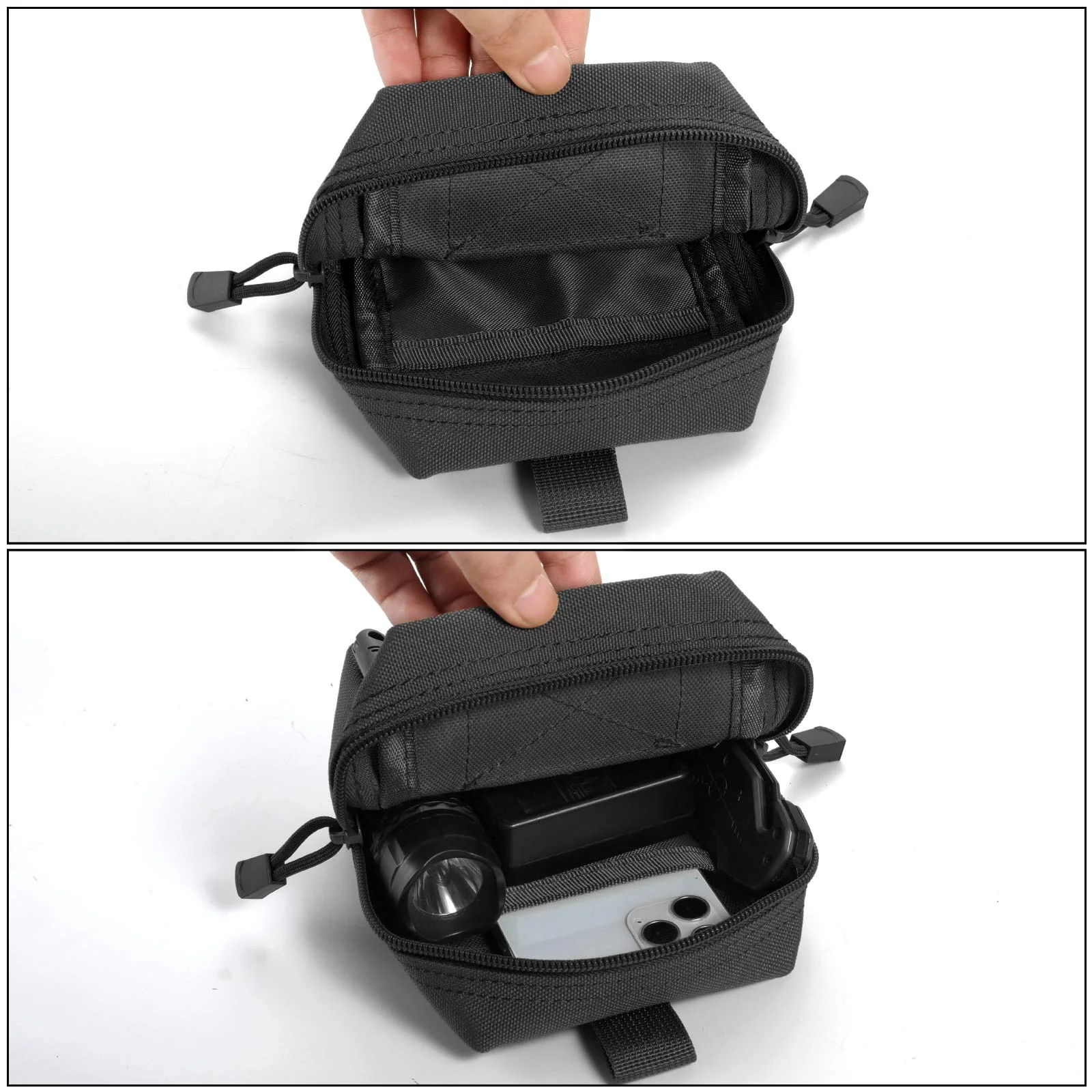 Bolsa Molle táctica impermeable – Riñonera EDC caza senderismo - imagen 3