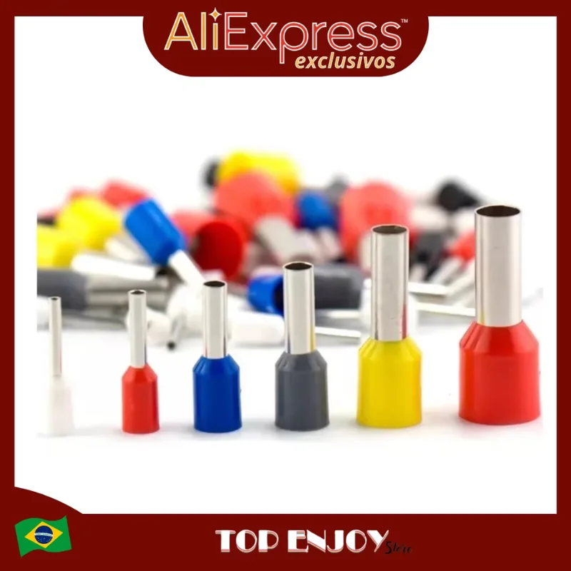 KIT 800 Peças Conectores Ilhos Tubolar 1 / 1,5 / 2,5 / 4 /  - Ótimo para qualquer tipo de fiamentos ENVIO PARA TODO BRASIL