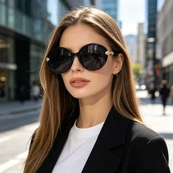 Round Sunglasses Ins Style Sunglasses Fashion Street Photography Glasses