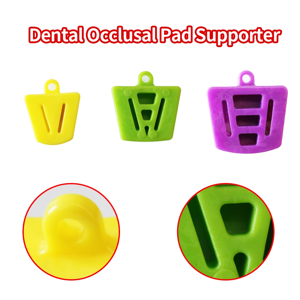 Almohadilla bucal oclusal Dental, abridor de mordedura de goma, Retractor, dispositivo de soporte Intraoral